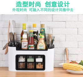 廚房與衛(wèi)生間的收納藝術(shù) 多功能調(diào)料盒套裝的巧妙應(yīng)用